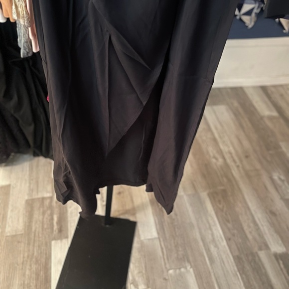 #49 - Black Draped Crossover Maxi Long Sleeve Dress. Brand New with Tag. - Picture 10 of 10
